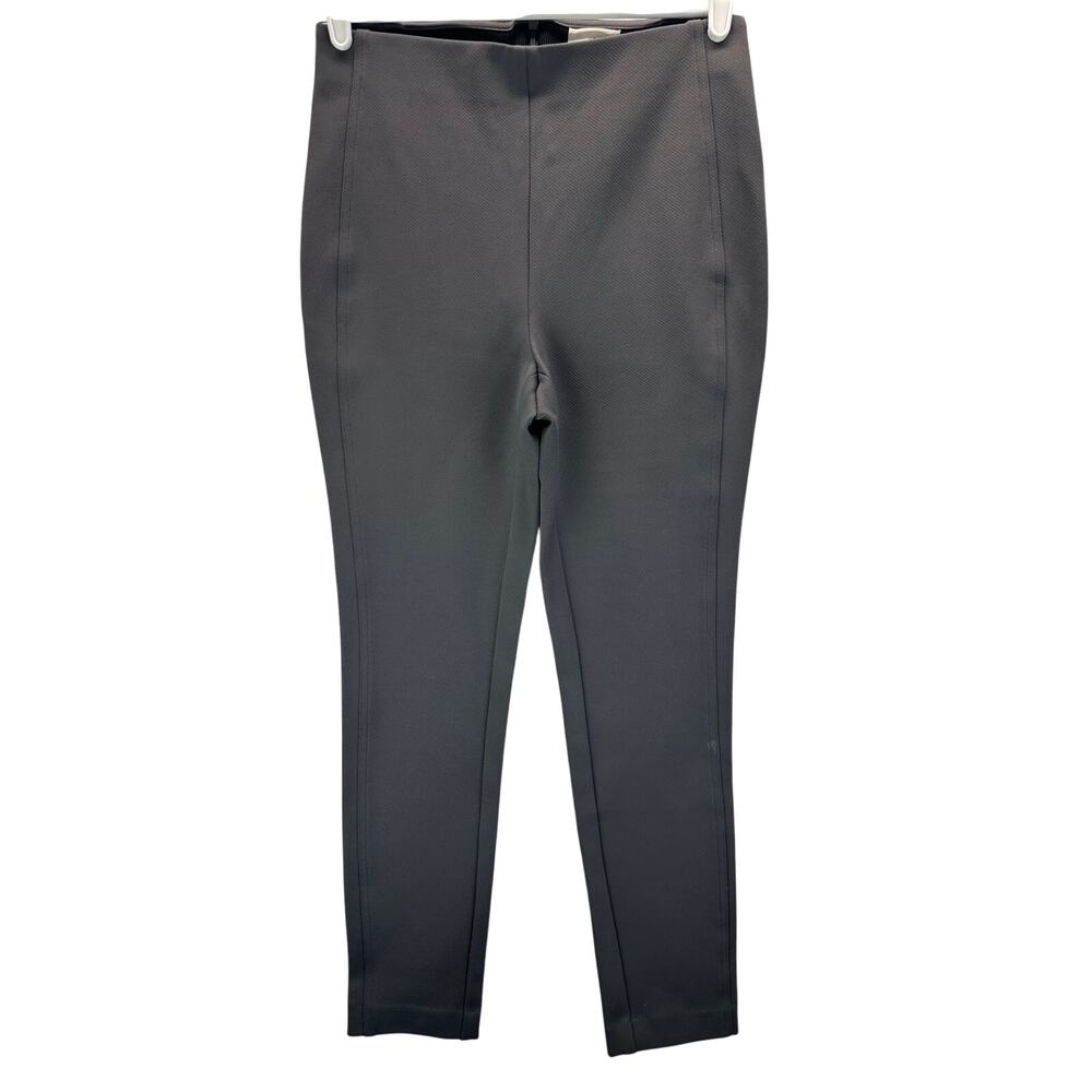 Aritzia Wilfred Ponte Dress Pants Pull On Gray 8 Preppy Business